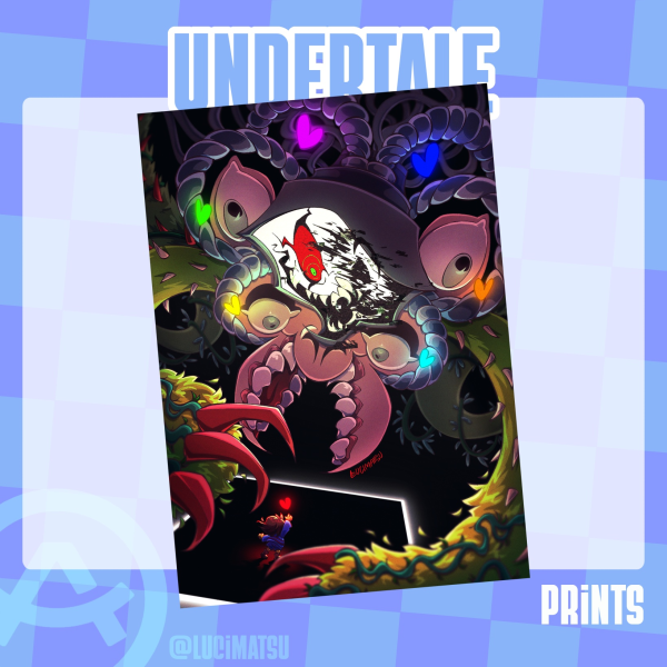 Omega Flowey A4 print [Undertale]