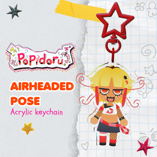 Popidoru Airhead Stance Acrylic Keychain