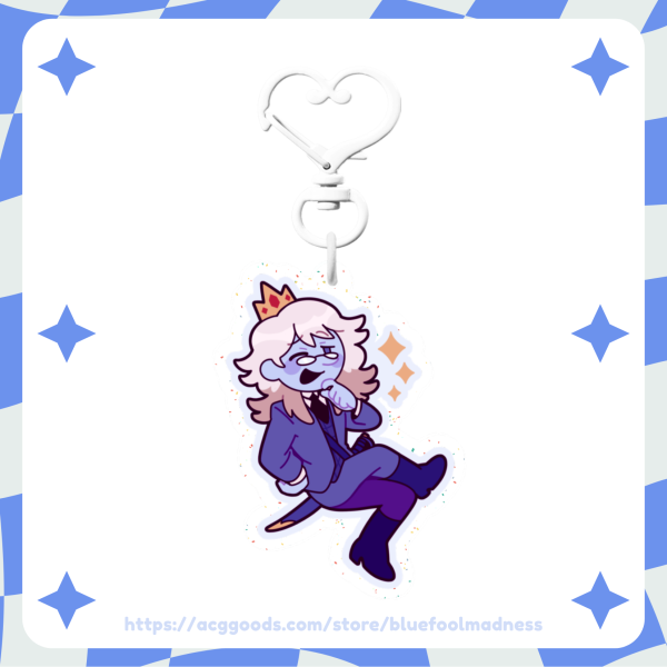 Winter King [FIONNA AND CAKE] - Glitter Acrylic Keychain
