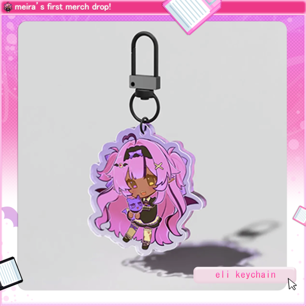 meira and eli — keychain