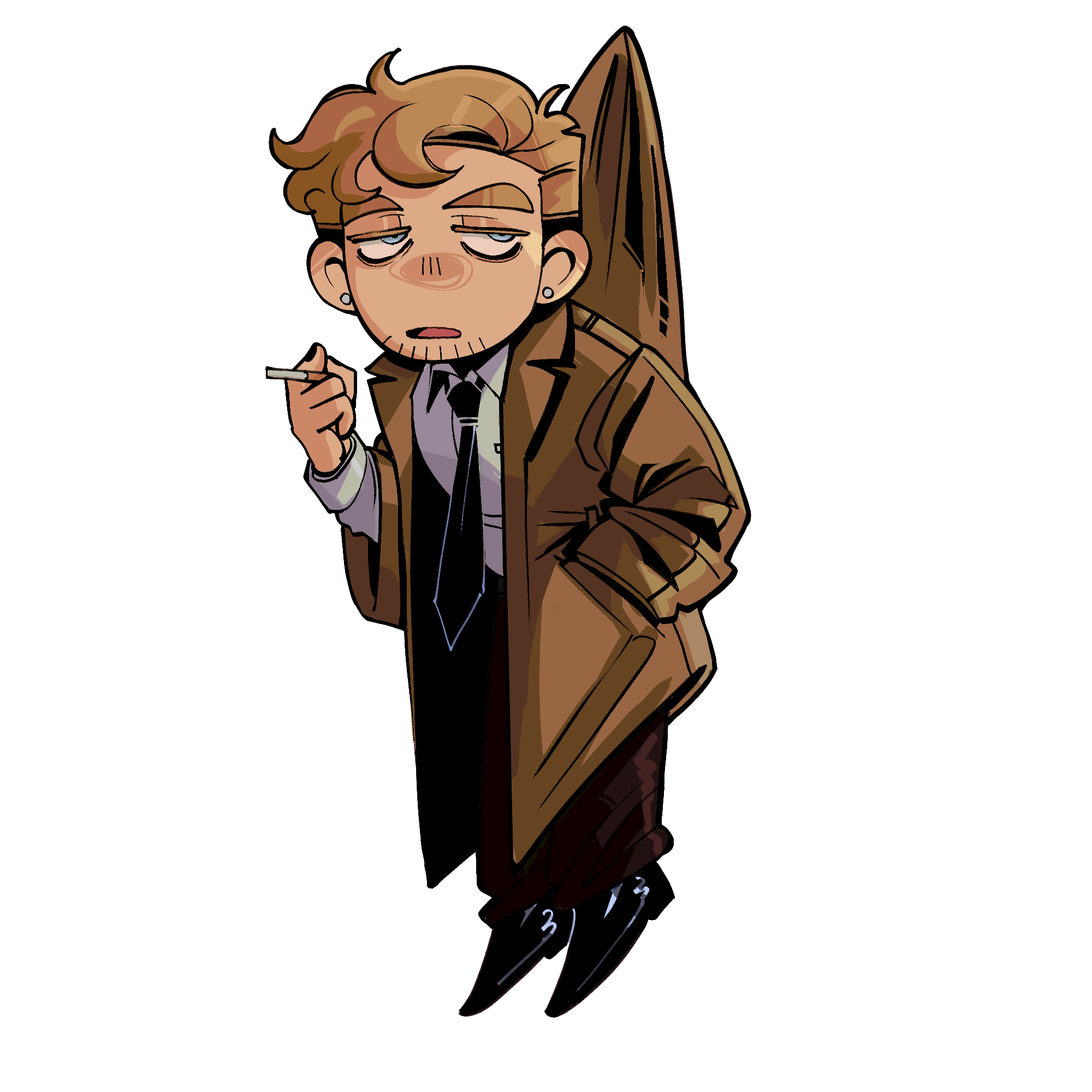 John Constantine Hellblazer Hanging Keychain