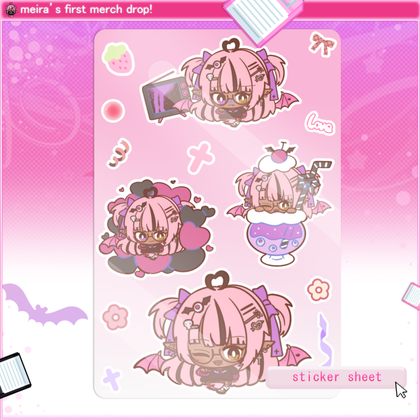 meira — sticker sheet