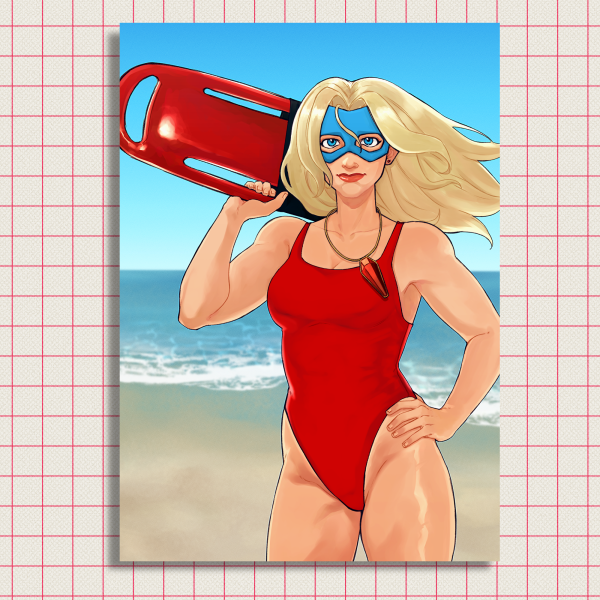 Blonde Blazer | Art Print