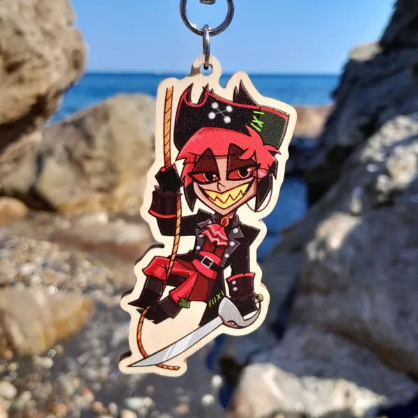 Pirate Alastor Keychain