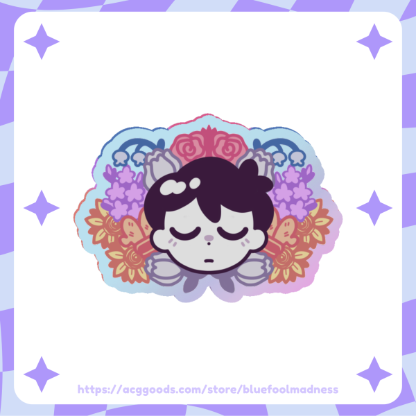Omori's flowers [OMORI] - Acrylic Pin