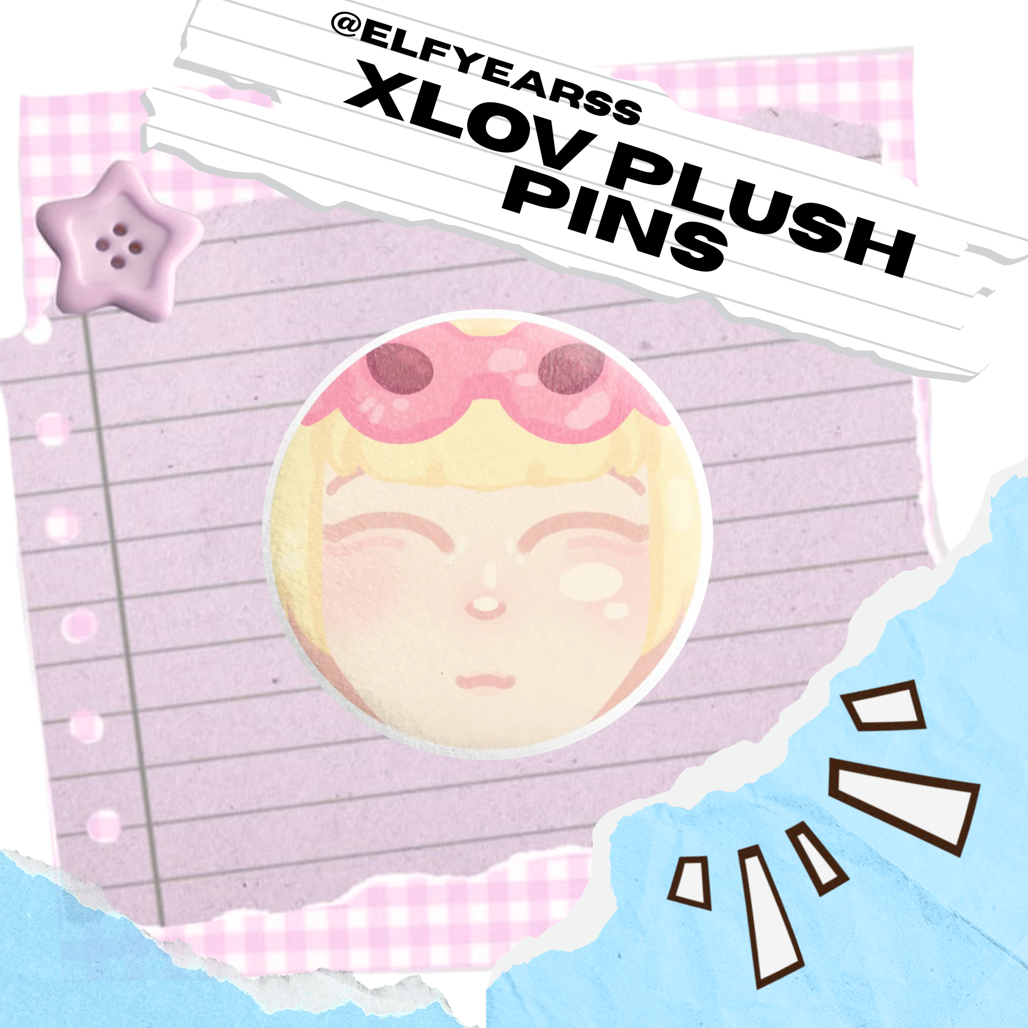 XLOV Rui Plush Badge