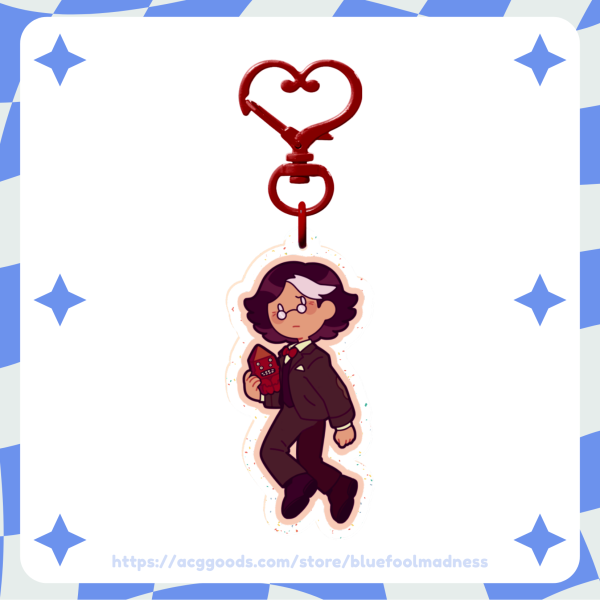 Simon Petrikov [FIONNA AND CAKE] - Glitter Acrylic Keychain