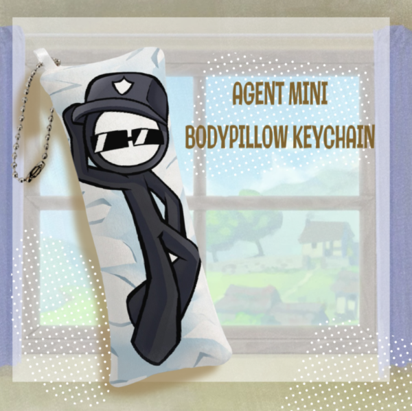 AGENT Mini Body Pillow KEYCHAIN
