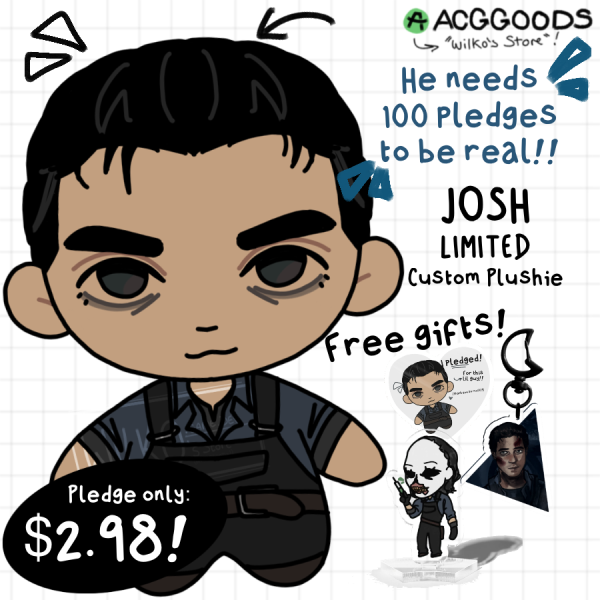 Josh Washington Until Dawn Custom Fan-Plushie! (Non official!)