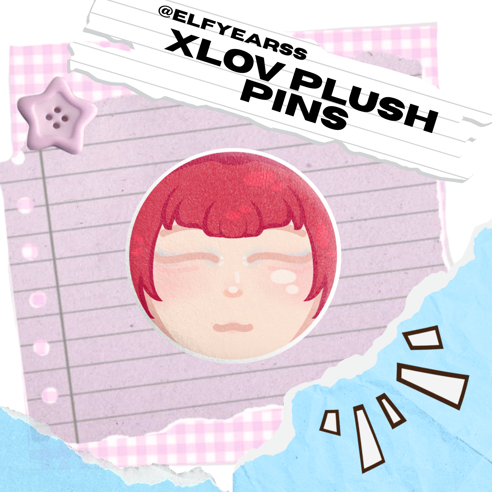 XLOV Wumuti Plush Badge