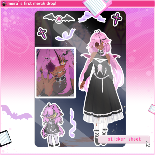  chuuni meira — sticker sheet