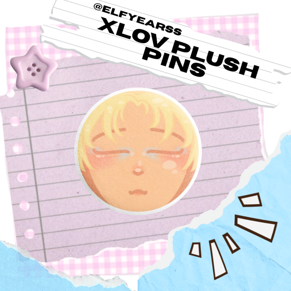 XLOV Hyun Plush Badge