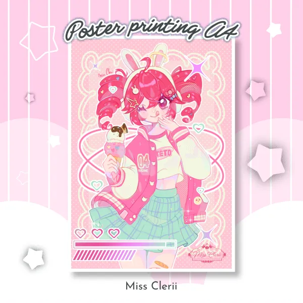 Kasane Teto - Poster Printing A4