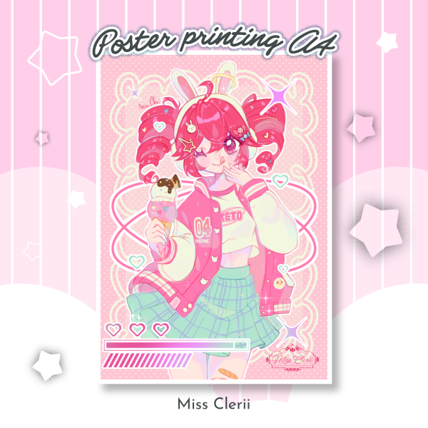 Kasane Teto - Poster Printing A4
