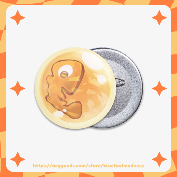 Golden Egg [SPLATOON] - Button Pin
