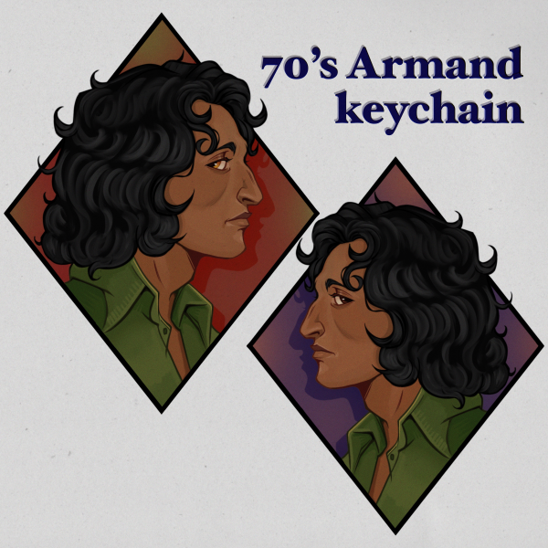 70's Armand Acrylic Keychain