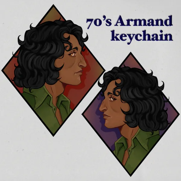 70's Armand Acrylic Keychain