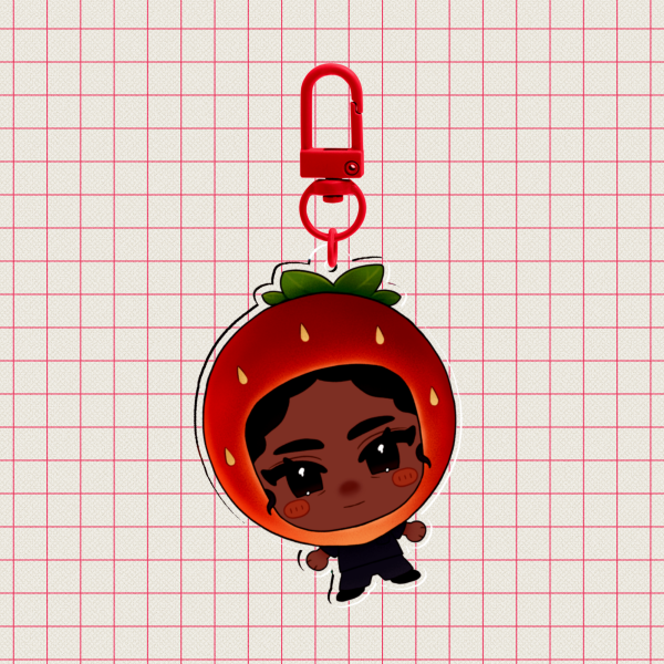 Samira Mohan Strawberry | Keychain