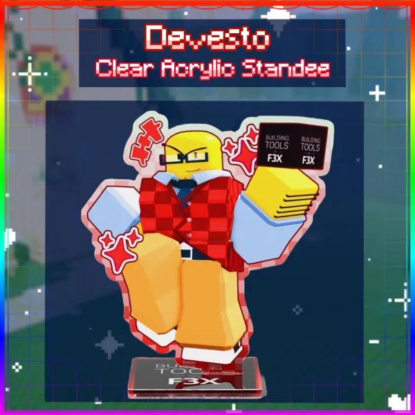 Devesto 🔨 | Clear Acrylic Standee