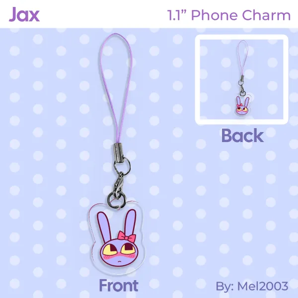 Bow Jax - Acrylic Phone Charm