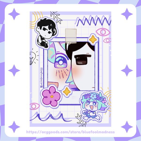 Omori and Headspace Basil [OMORI] - Print