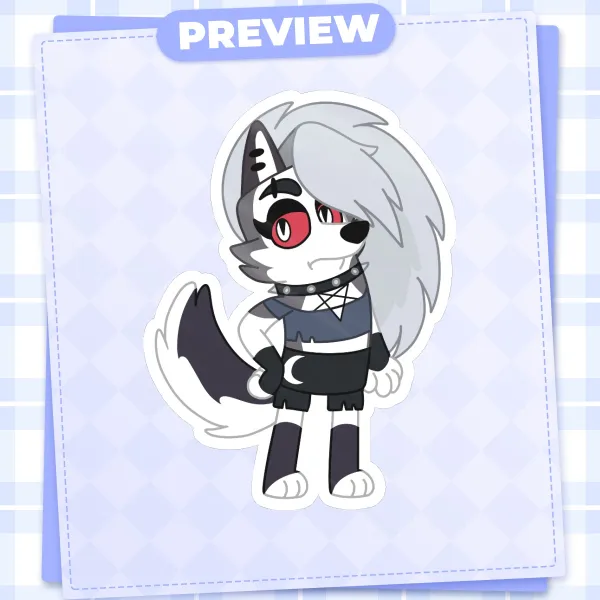 (B)Loona Die Cut Sticker