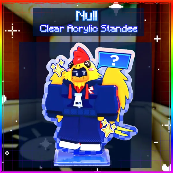 Null Regretevator 🐤 | Clear Acrylic Standee
