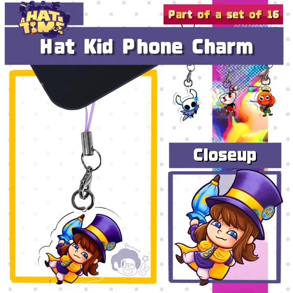 Madeline Acrylic Phone Charm | Indie Collection | Celeste
