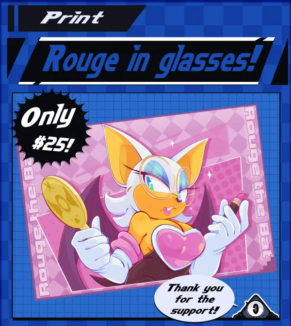 Rouge in glasses!