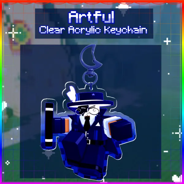 Artful 🪄 | Clear Acrylic Keychain