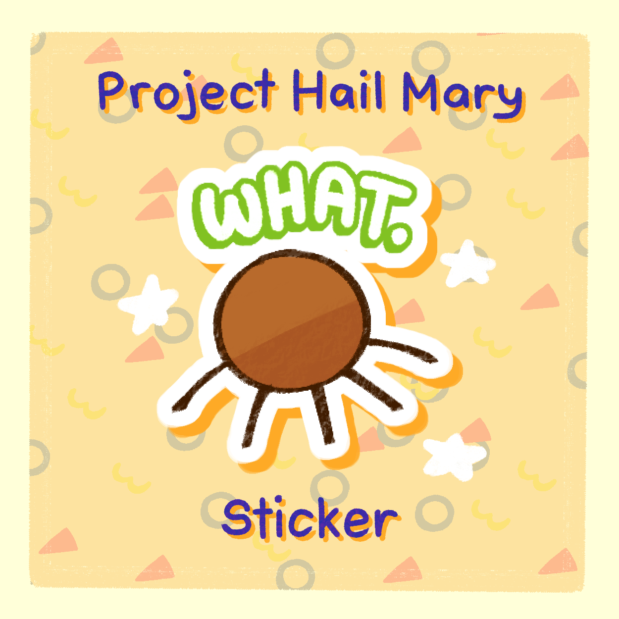 Project Hail Mary - Stick Rocky Sticker