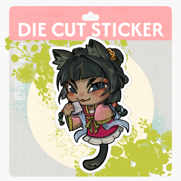 Garden Party Meowmao - Sticker