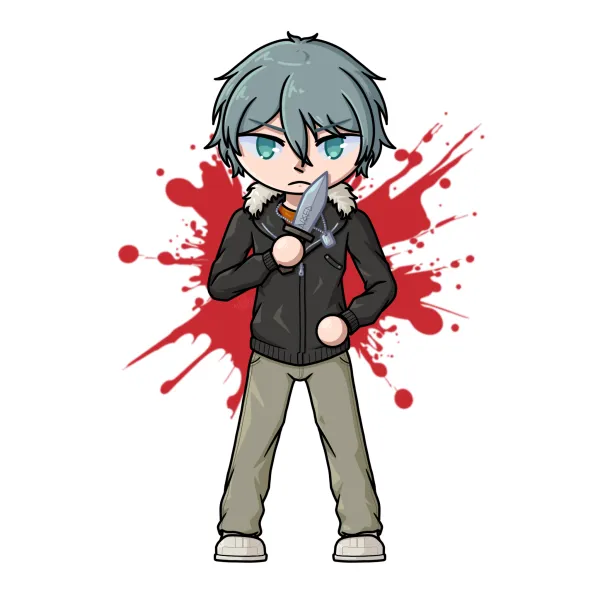 Akira acrylic keychain