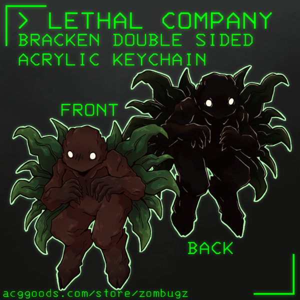 Bracken - Lethal Company Keychain