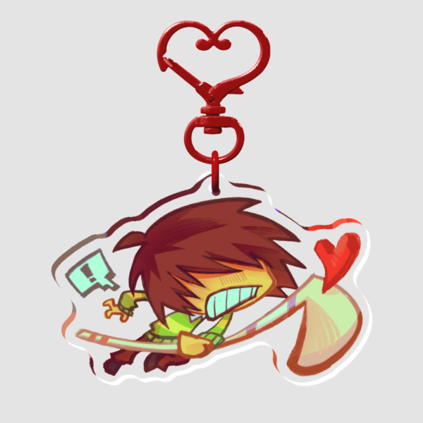 Kris Rounded Keychain (light world)