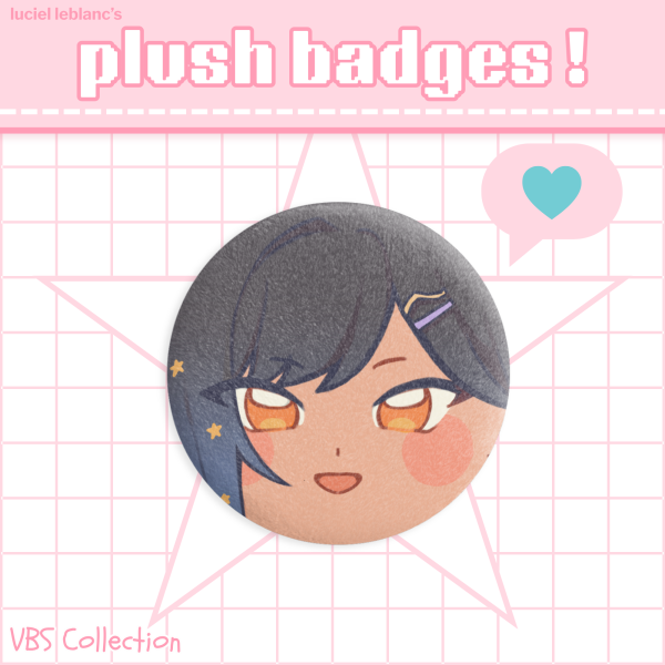An Shiraishi Plush Badge