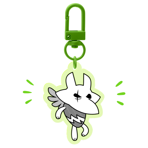 Peregrine Mendicant Acrylic Keychain