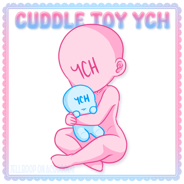 YCH Cuddle Toy Acrylic Keychain