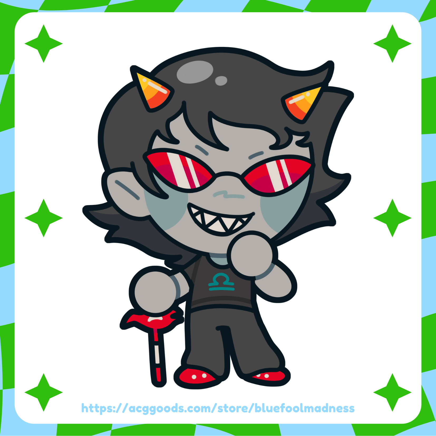 Chibi Terezi Pyrope [HOMESTUCK] - Sticker