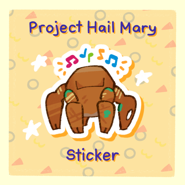 Project Hail Mary - Rocky Singing Sticker