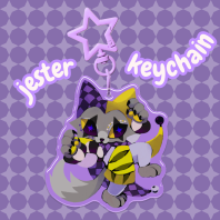 Jester Acrylic Keychain