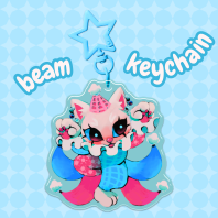 Beam Acrylic Keychain
