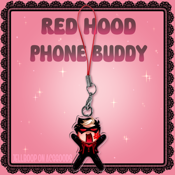 Red Hood Phone Charm