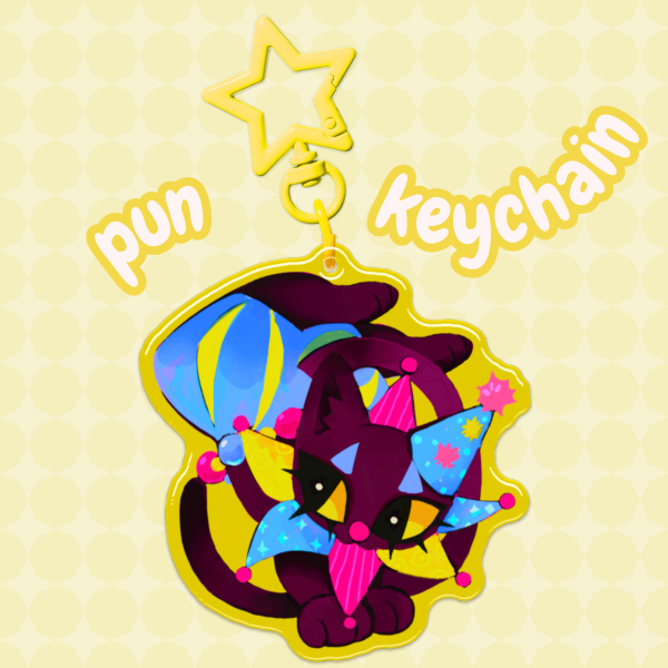 Pun Acrylic Keychain