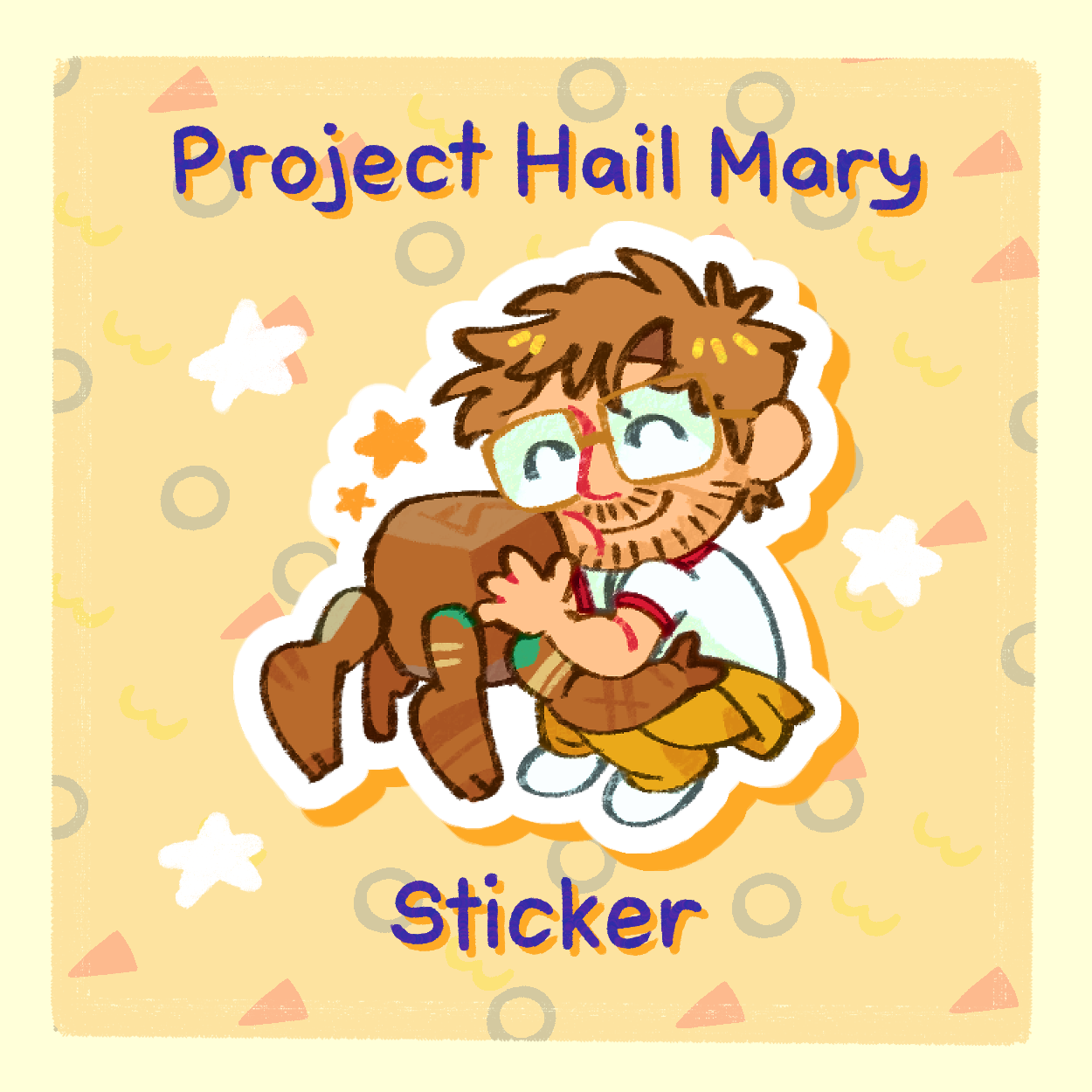 Project Hail Mary - Grace and Rocky Sticker