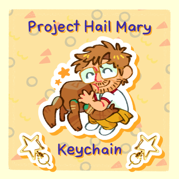 Project Hail Mary - Grace and Rocky Keychain