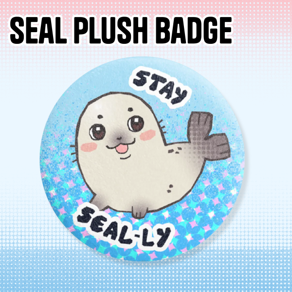 Seal Plush Badge