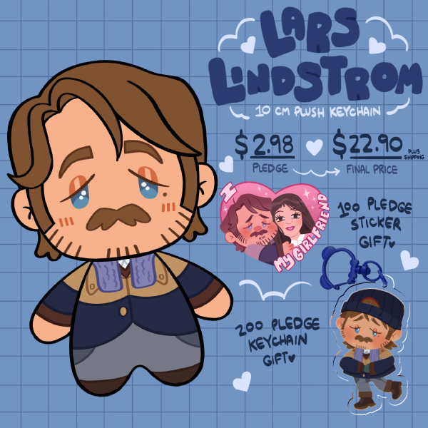 Lars Lindstrom Keychain Plush