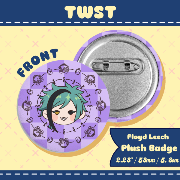 Floyd Leech │ Plush Badge