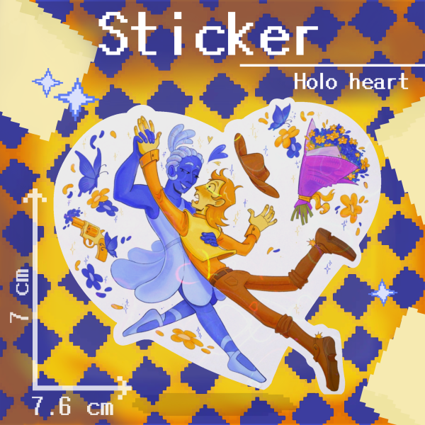 Lovers Die Cut Stickers